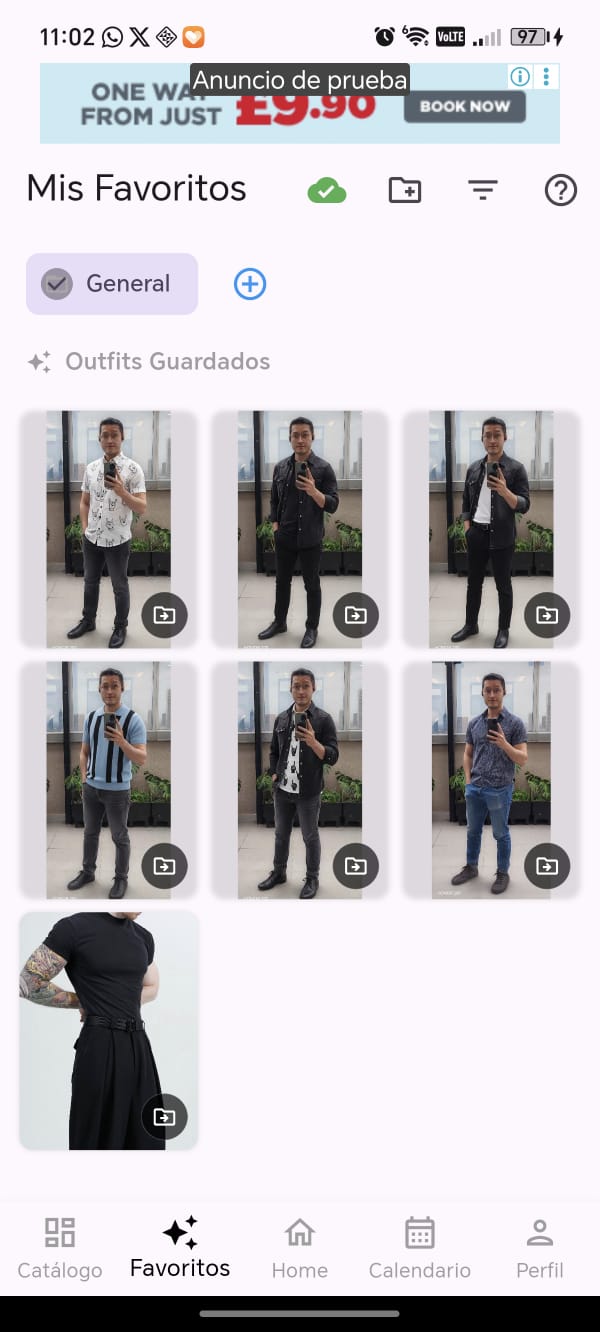 Demostración de probador virtual inteligente